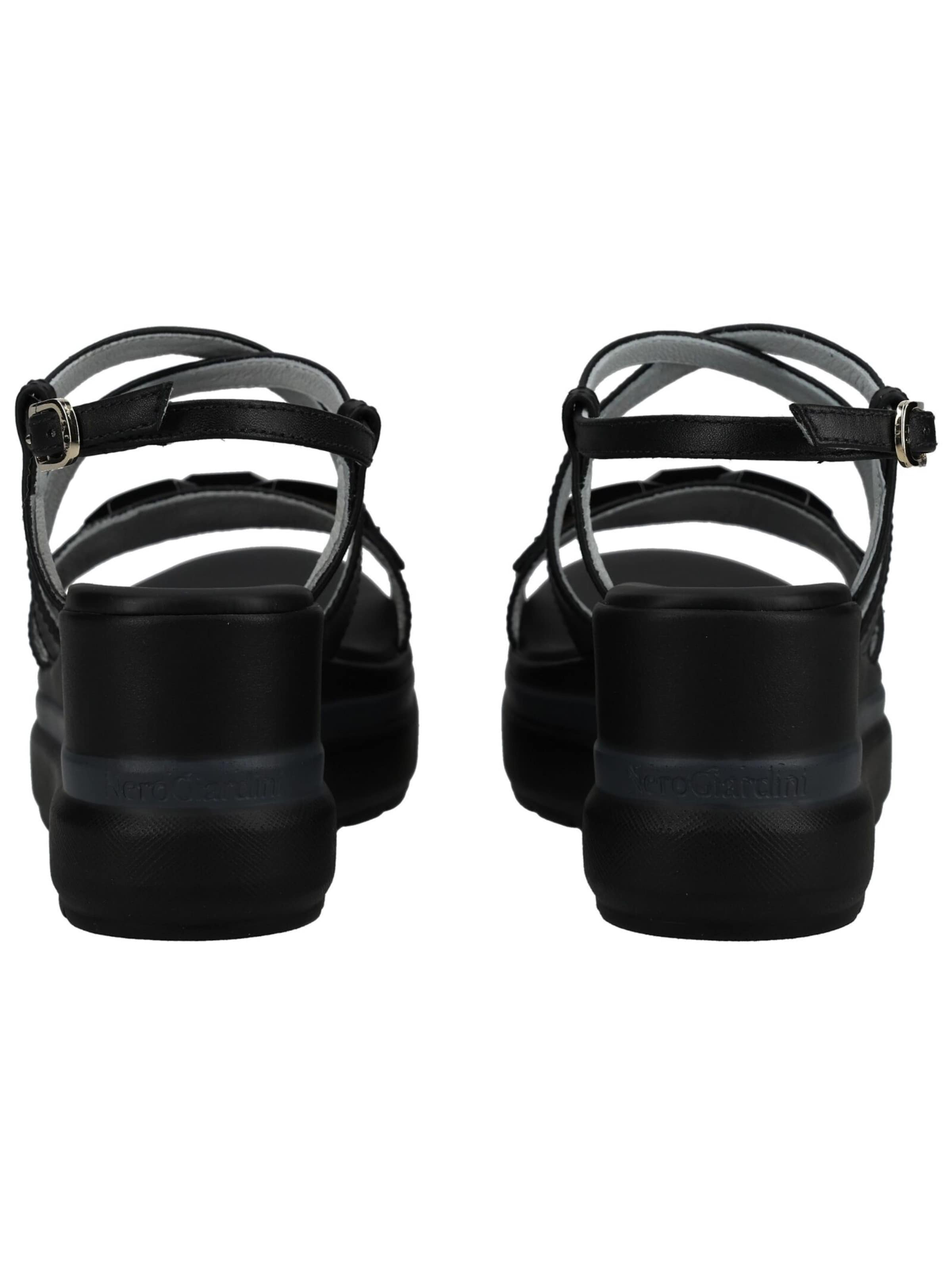 Nero Giardini Sandalen met riem in Zwart