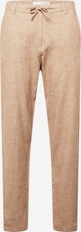 SELECTED HOMME - regular Pantalón chino ' BRODY ' en marrón: frente