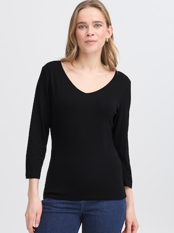 Tricou 'FRDOTTA' de la Fransa pe negru: față