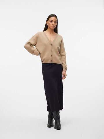 VERO MODA Strickjacke 'VMGold' in Beige