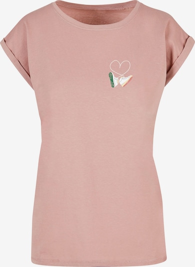 Mister Tee Paita 'Kicks Love' värissä keltainen / vihreä / vanha roosa / valkoinen, Tuotenäkymä