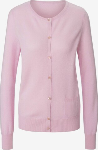 Cardigan Peter Hahn en rose : devant