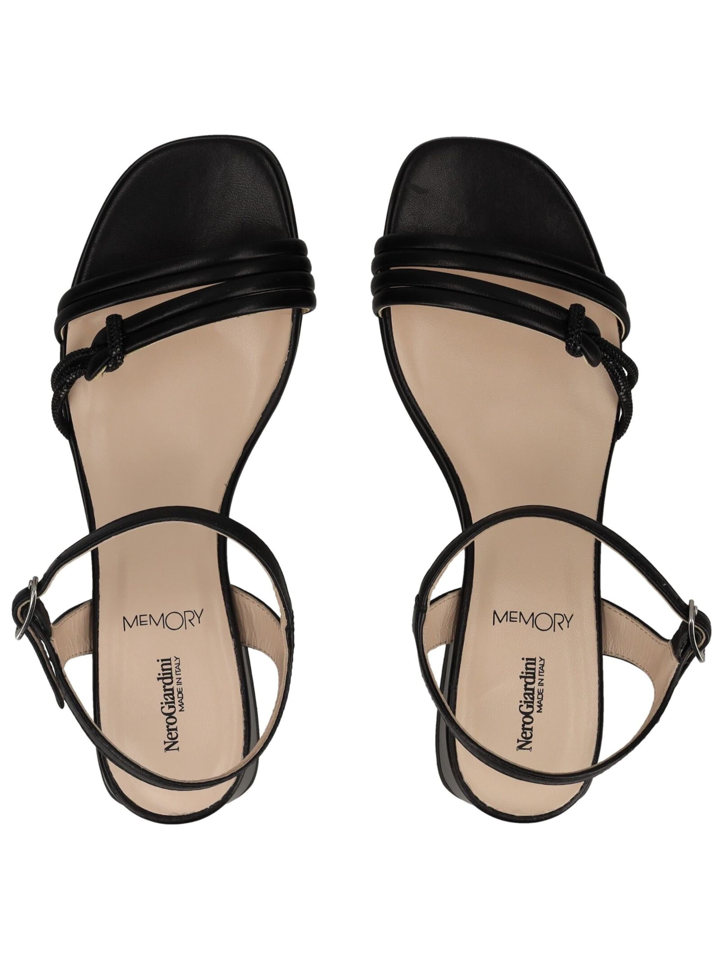 Nero Giardini Strap Sandals in Black
