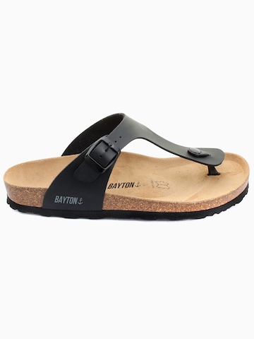 Bayton - Sandalias de dedo 'Mercure' en negro