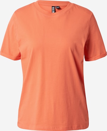 PIECES Shirt 'RIA' in Orange: front