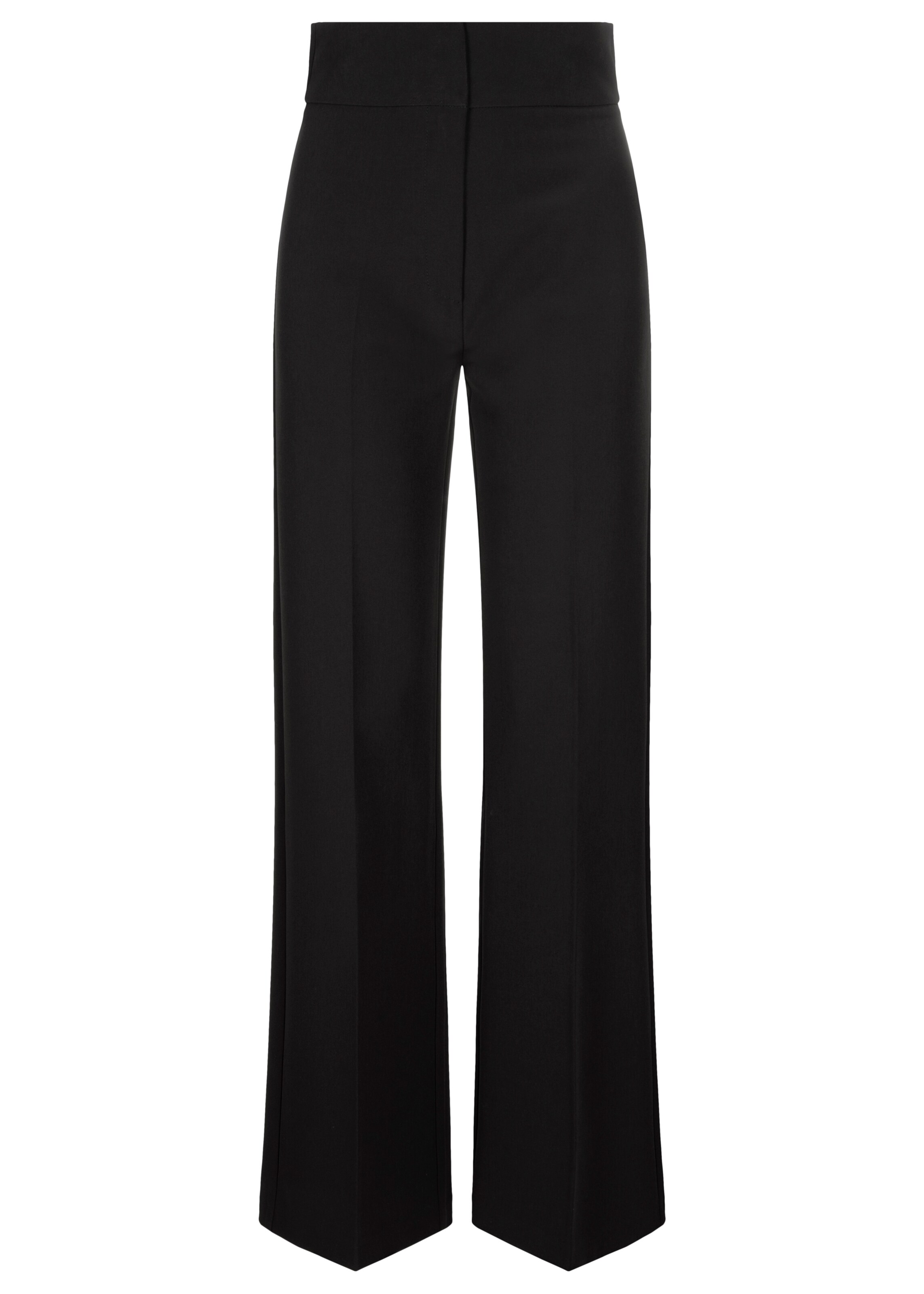 Nicowa Wide leg Broek 'Corino' in Zwart: voorkant