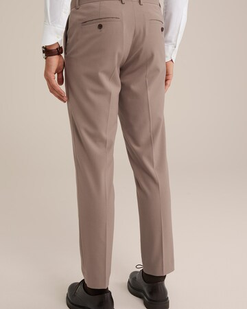 WE Fashion Slimfit Nadrág - bézs