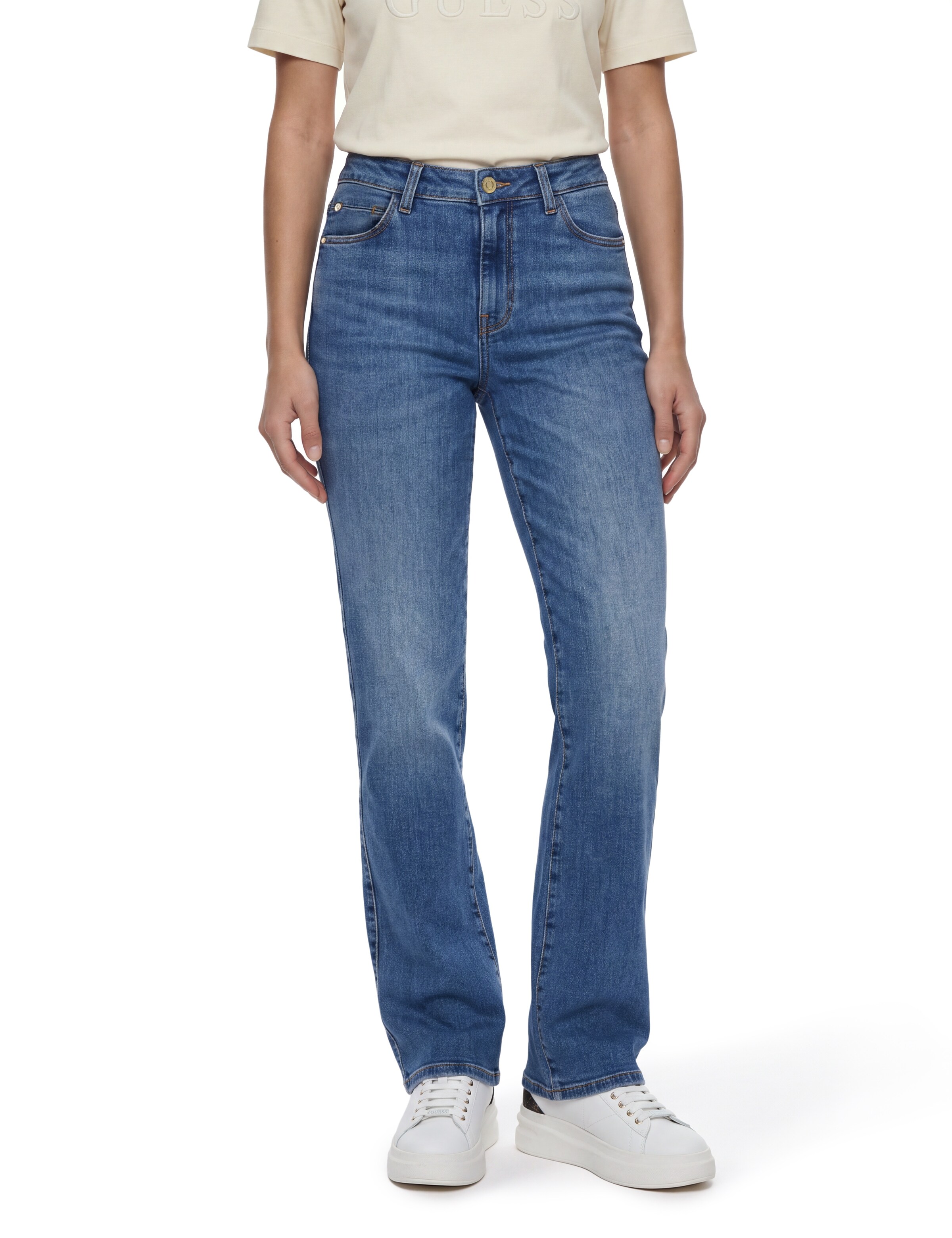 GUESS Regular Jeans in Blue: front