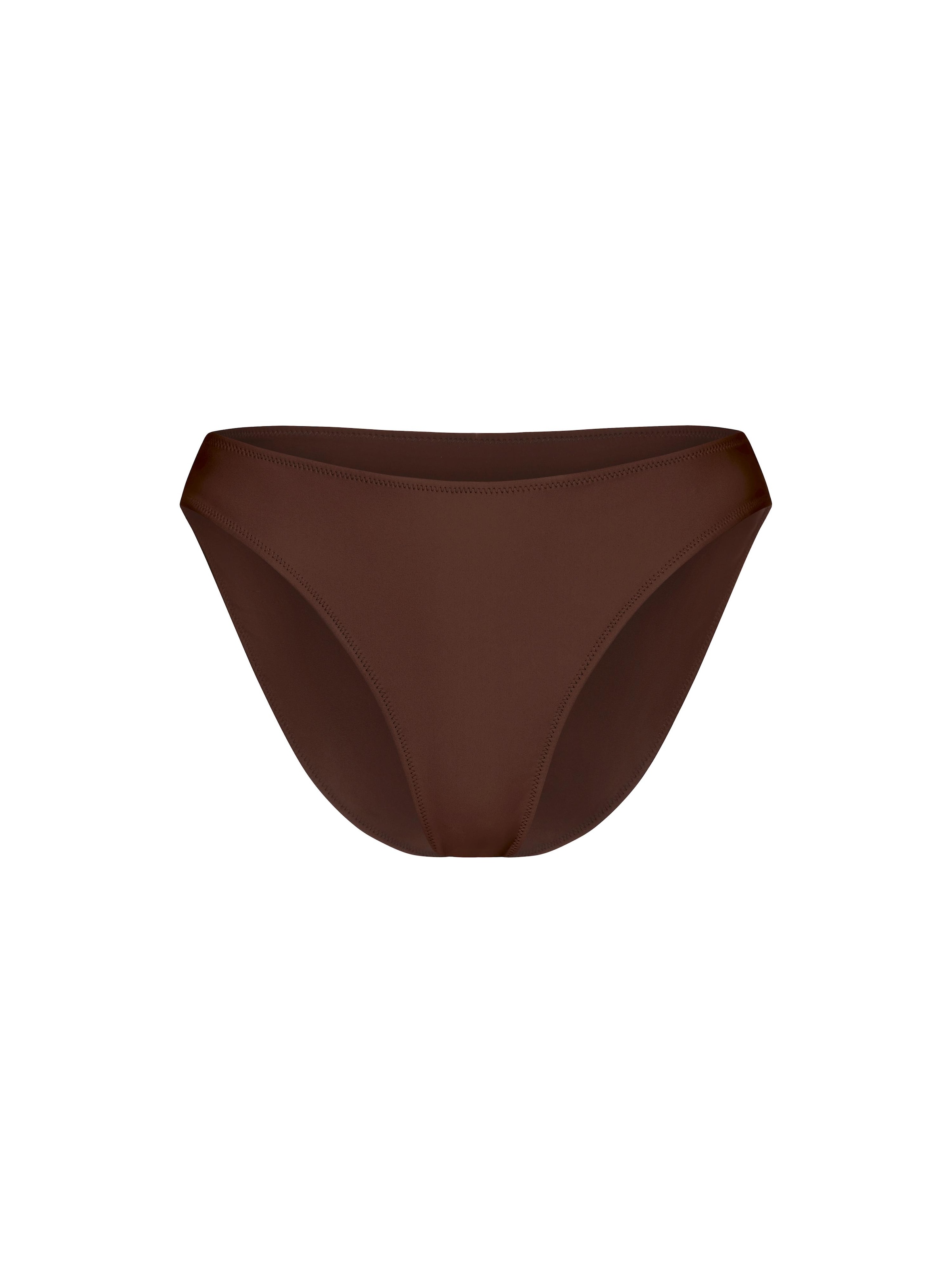 cfab (formerly creamy fabrics) Bikini Bottoms 'Tie Bikini Bottom' in Brown: front