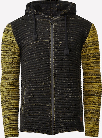 Rusty Neal Knit Cardigan in Black: front