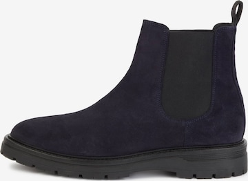 Boots chelsea di Boggi Milano in blu: frontale