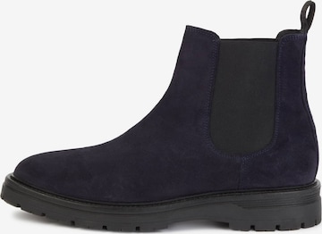 Boggi Milano Chelsea Boots in Blue: front