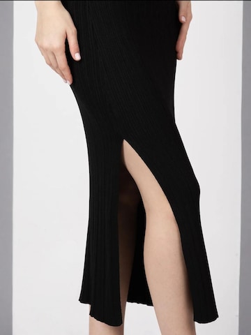 Abito in maglia di Hiccup in nero