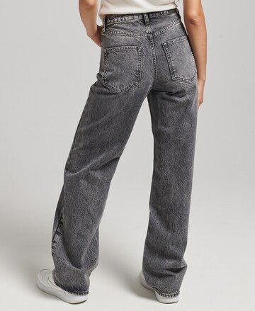 Wide Leg Jean Superdry en gris