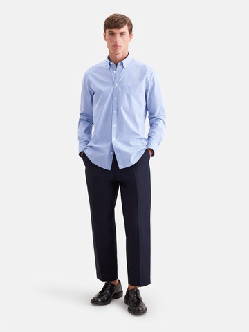 SEIDENSTICKER Regular Fit Hemd in Blau