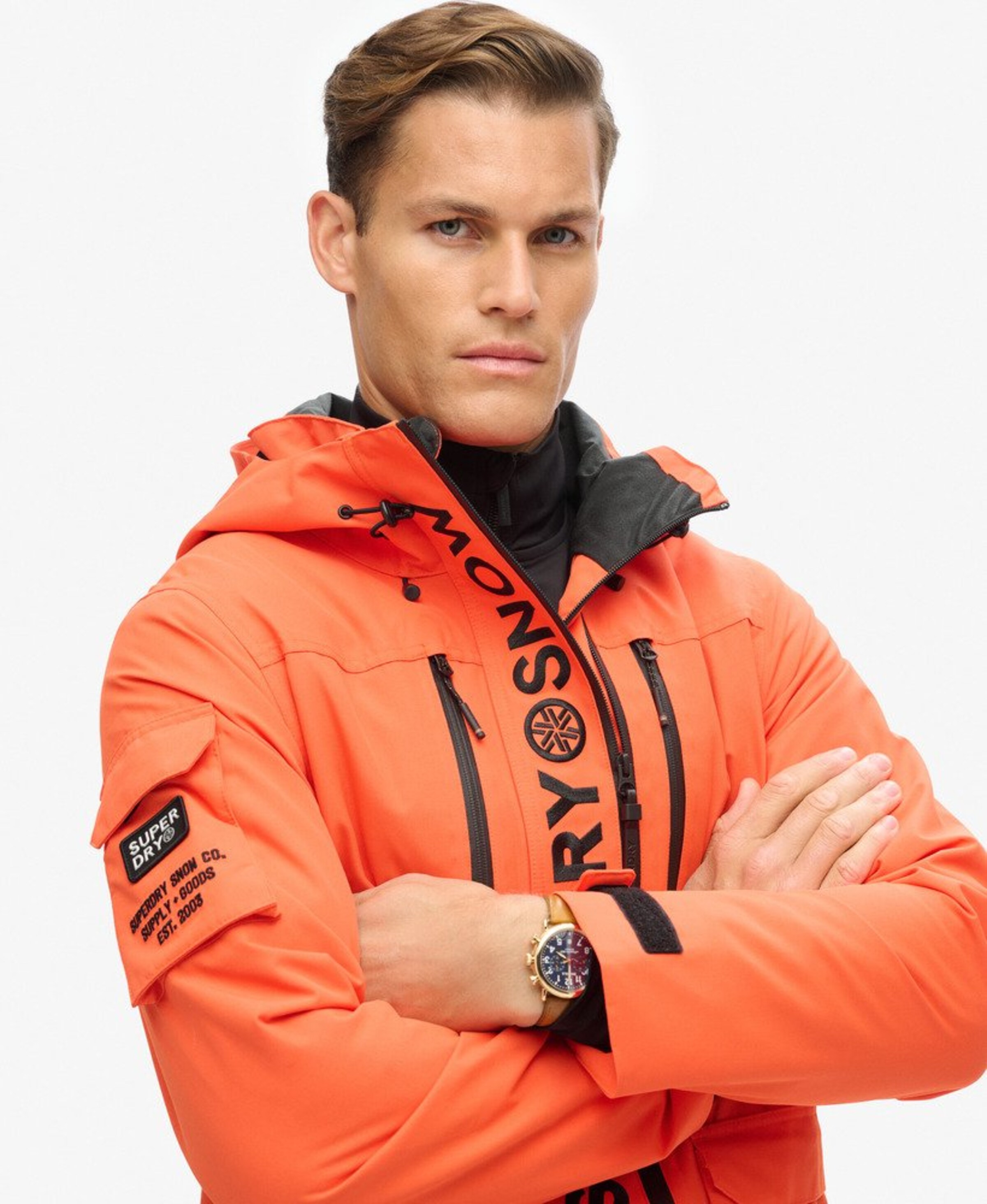 Superdry Outdoorjas in Oranje