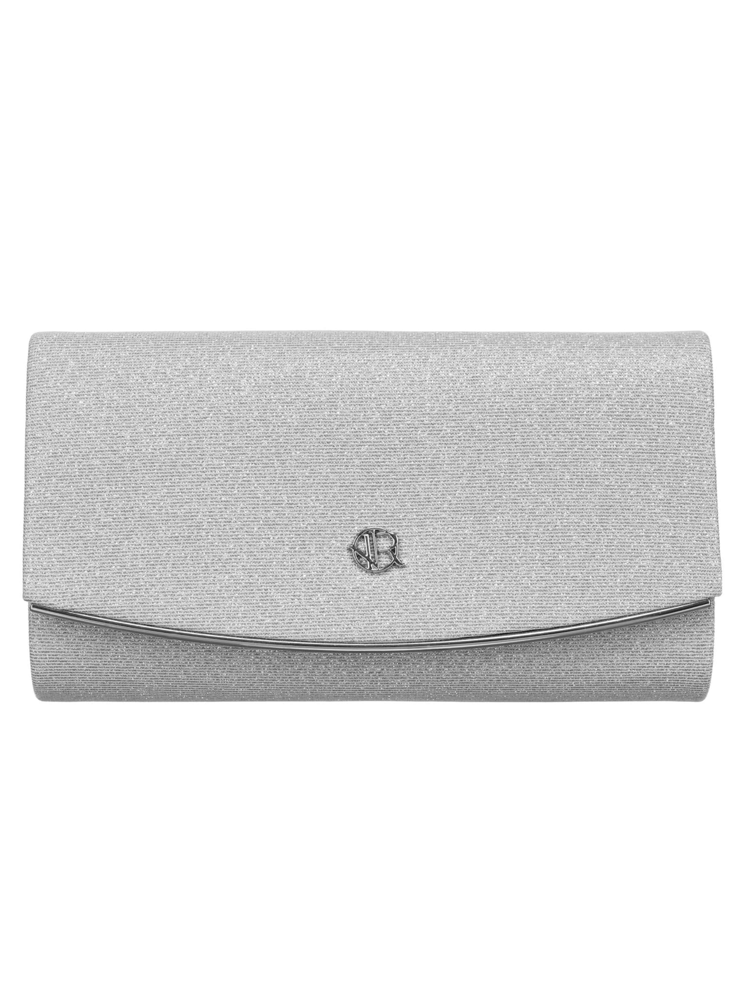 Tomshop24-7 Clutch 'Rovicky Alice' in Silver: front