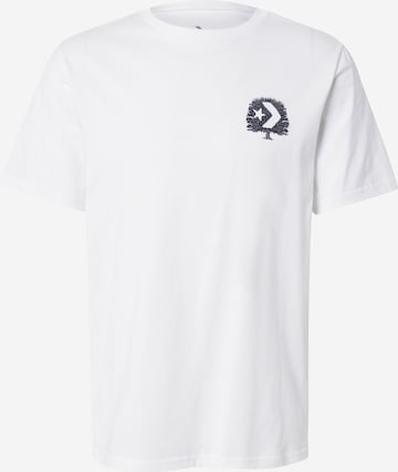 CONVERSE Shirt 'Think Outside' in White: front
