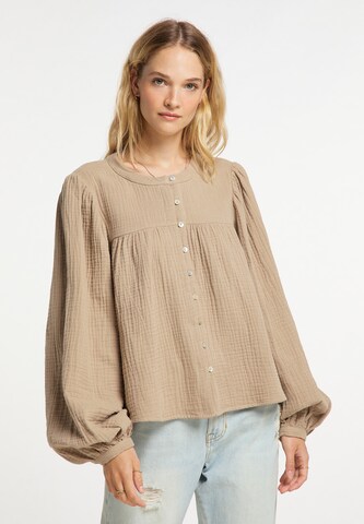 DreiMaster Vintage Bluse i beige: forside