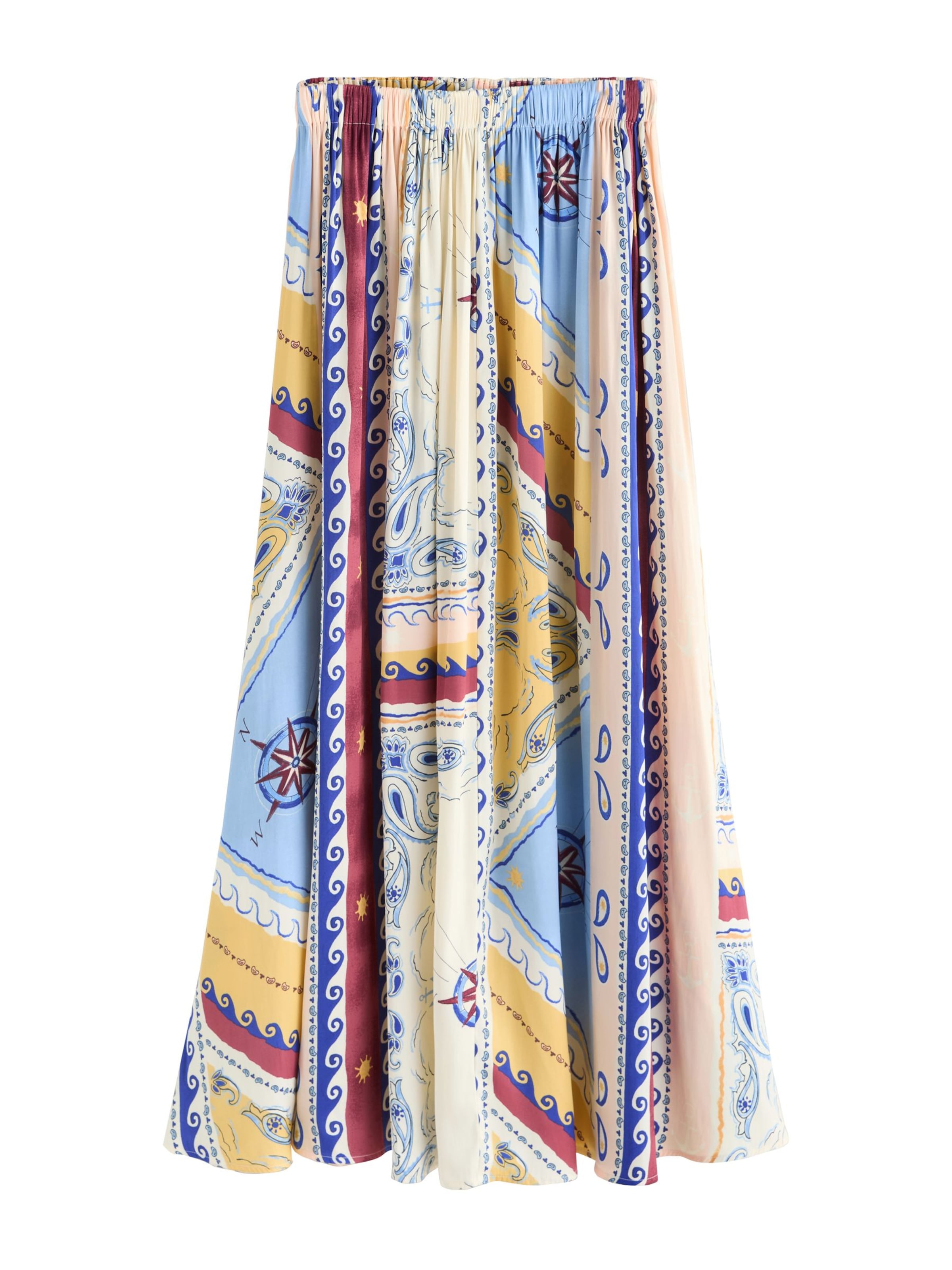 Next Rok in Beige: voorkant