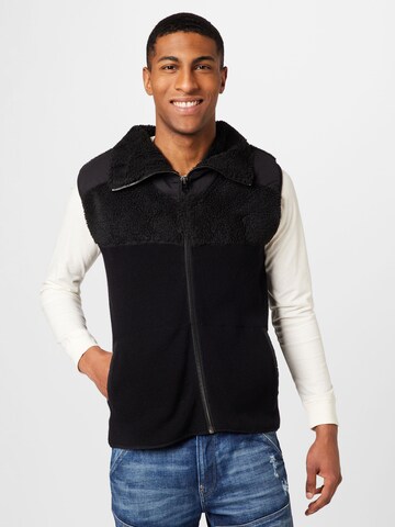 G-Star RAW - Cárdigan 'Dast' en negro: frente