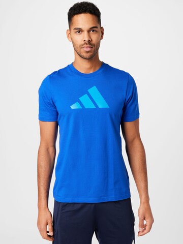 ADIDAS PERFORMANCE Funktionsshirt in Blau: predná strana