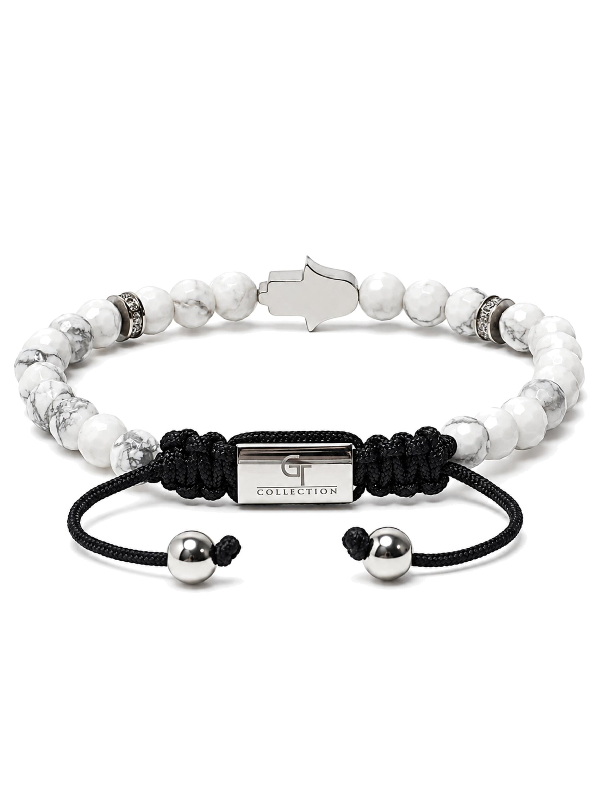 Bracelet 'Hamsa Hand' GT Collection en blanc