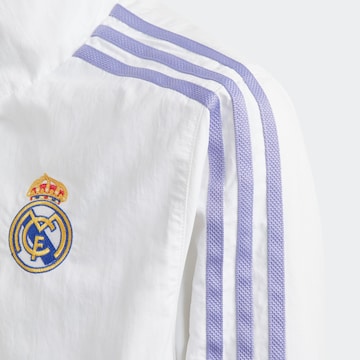 ADIDAS PERFORMANCE Athletic Jacket 'Real Madrid' in White