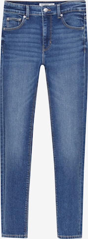 Pull&Bear Skinny Jeans in Blue: front