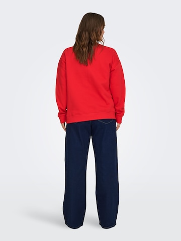 Sweat-shirt 'CARSOFIA' ONLY Carmakoma en rouge