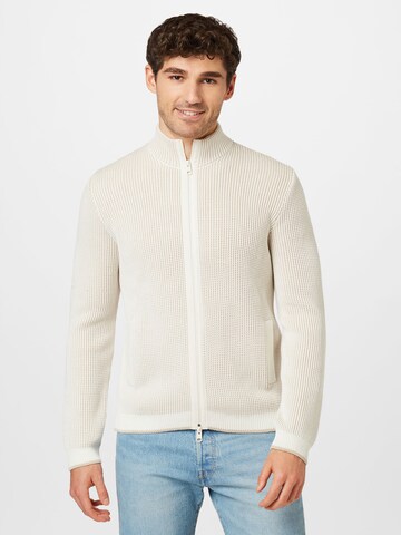 CINQUE Knit Cardigan 'FABIO' in White: front