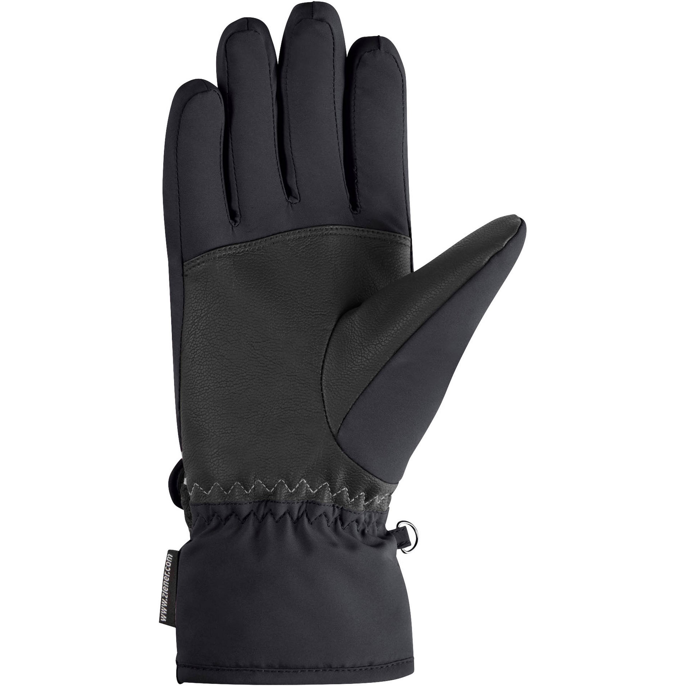ZIENER Athletic Gloves 'KEVA' in Black