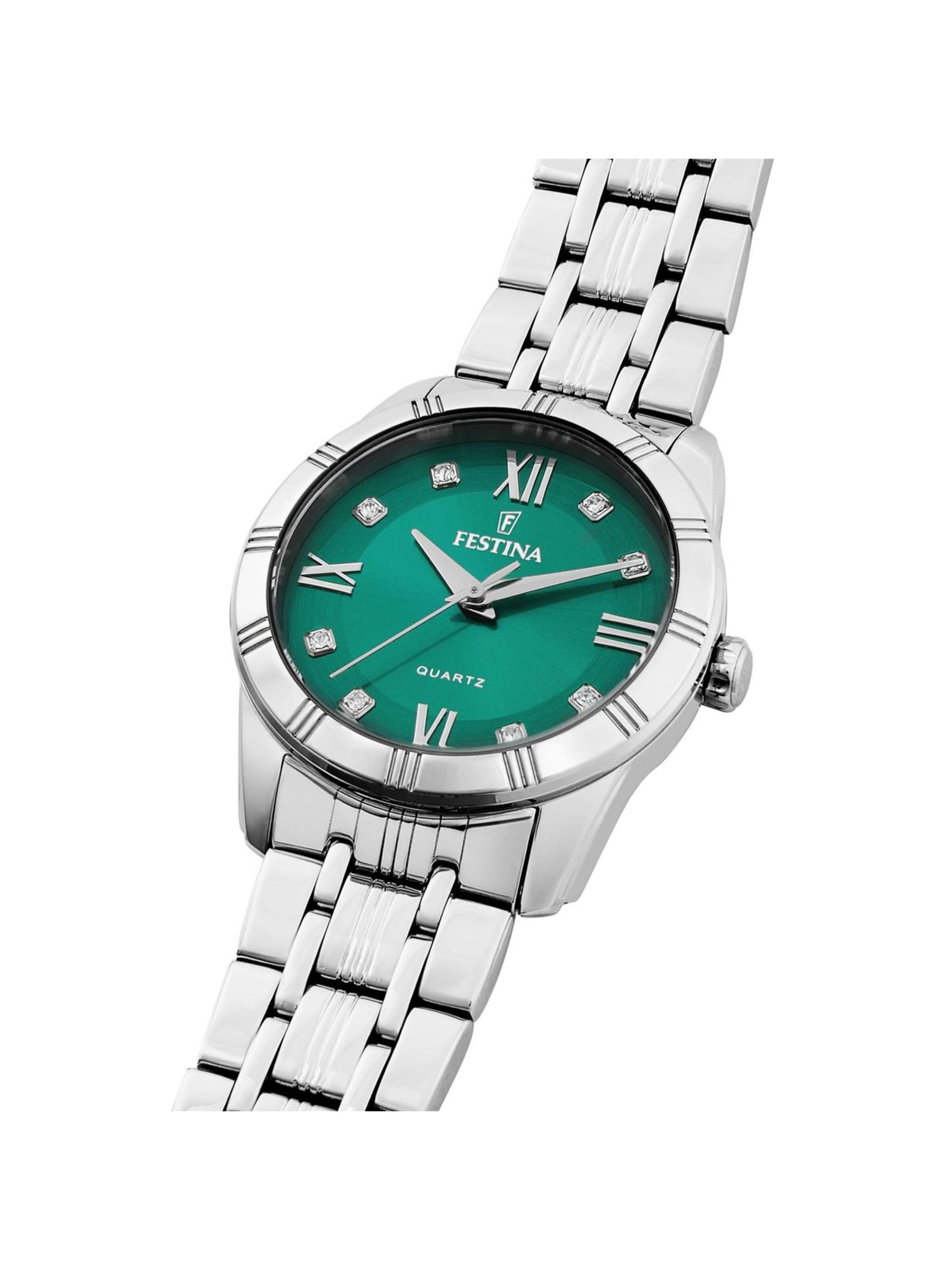 FESTINA Analoog horloge 'Mademoiselle' in Groen