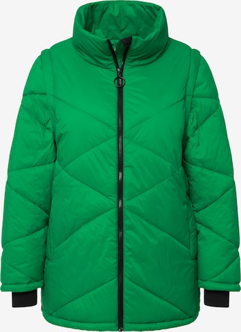 Ulla Popken Performance Jacket in Green: front