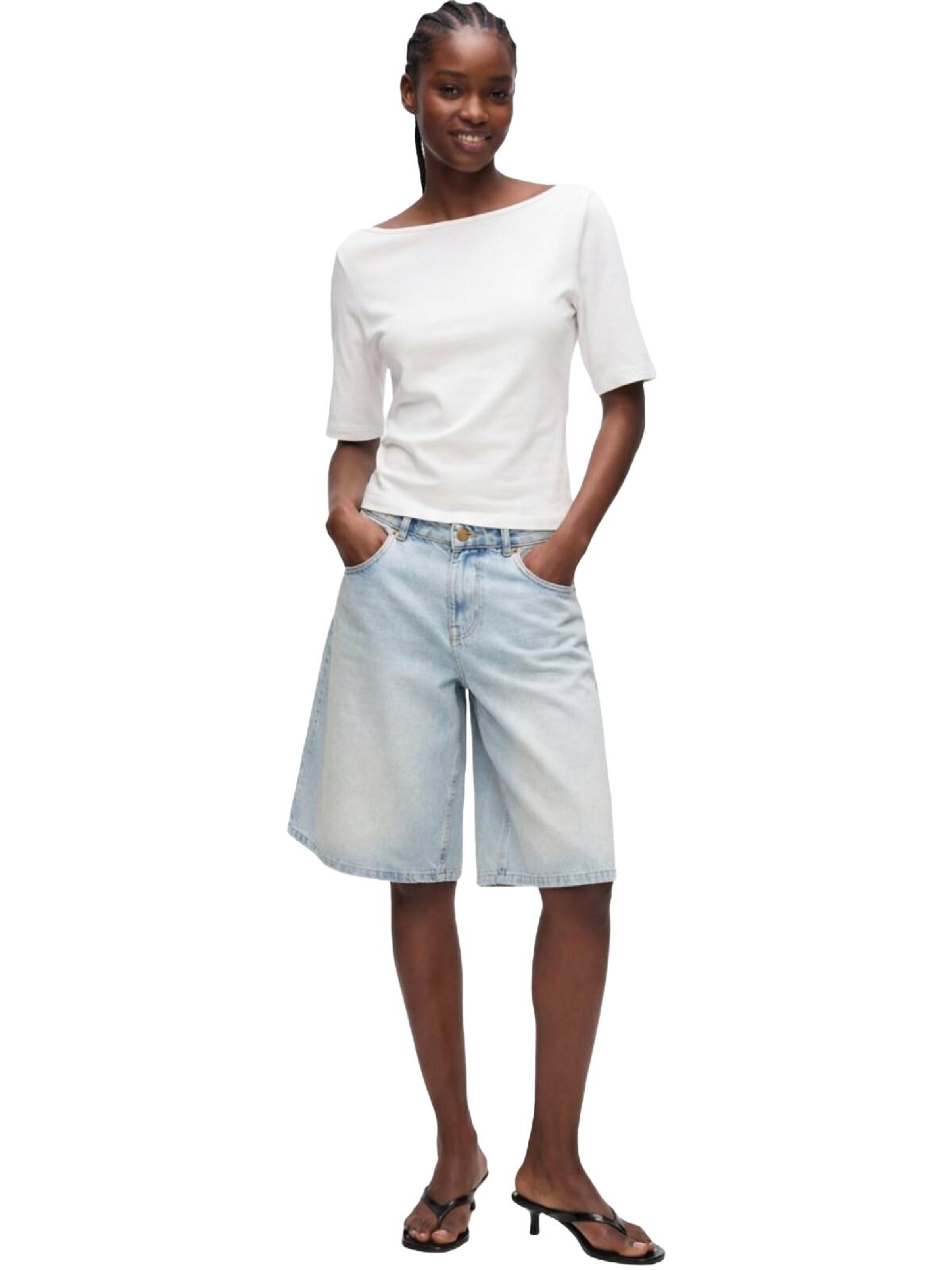 LTB Jeans Shirt in White: front