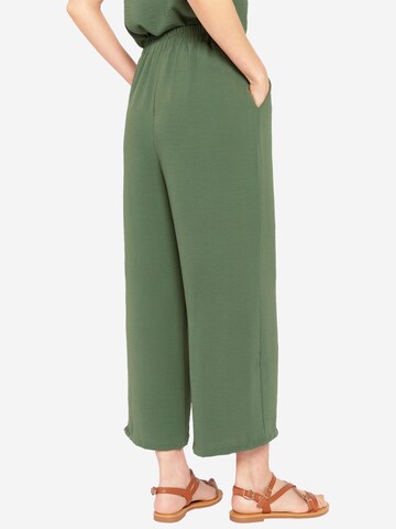 LolaLiza Loosefit Bundfaltenhose in Grün