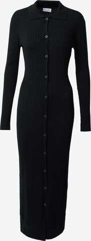 Calvin Klein Knitted dress in Black: front