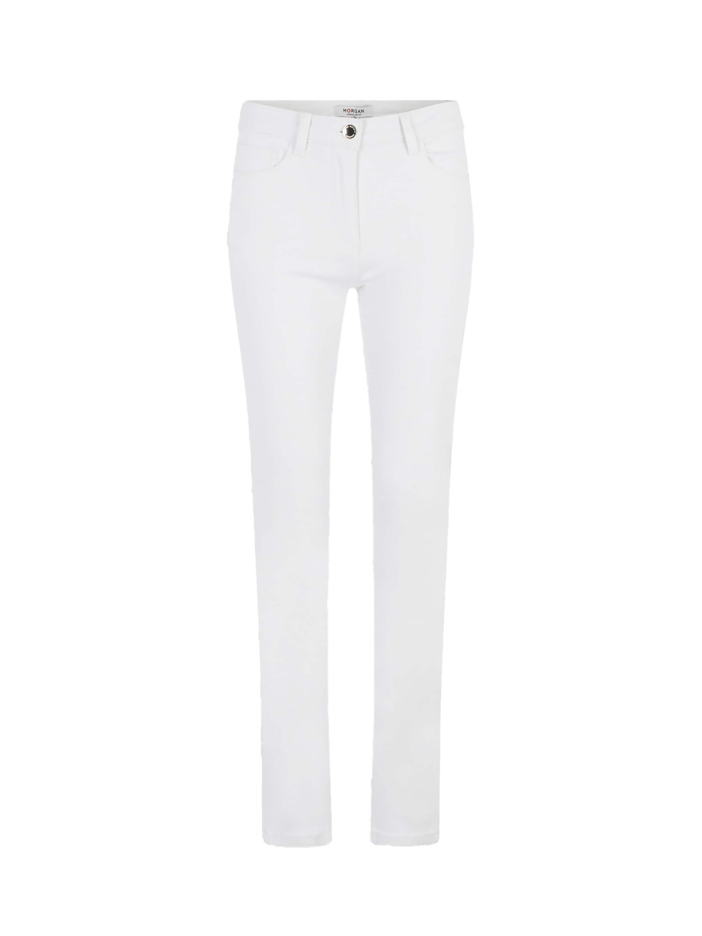 Morgan Broek in de kleur Wit, Productweergave