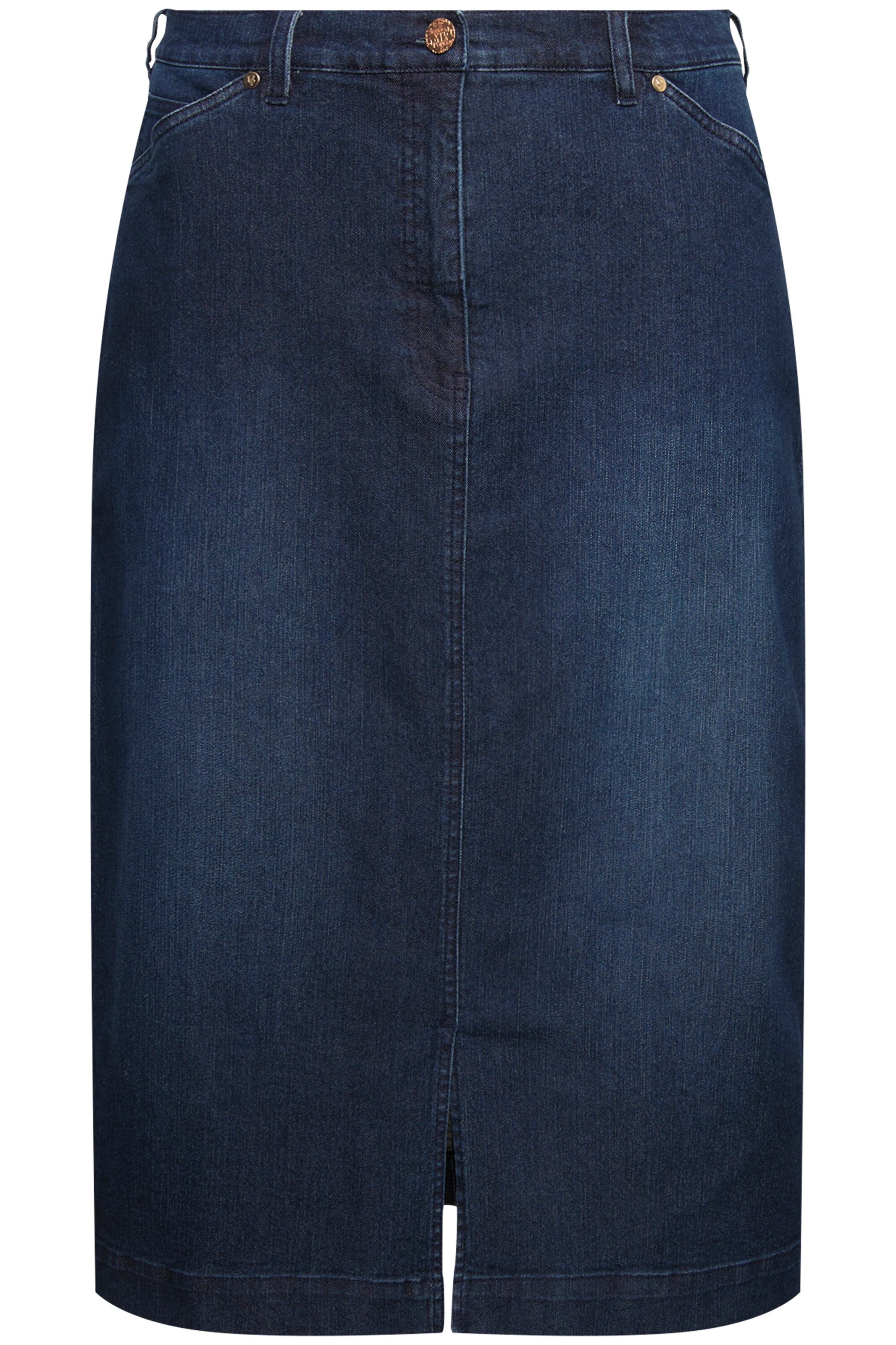 Ulla Popken Rok in Blauw: voorkant