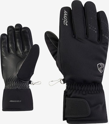 ZIENER Sporthandschuhe 'KEHNIA-Z AS® PR' in Schwarz: Vorderseite