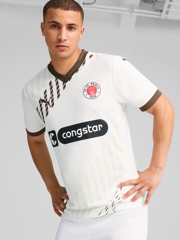 PUMA Trikot 'FC St. Pauli Away 2024/2025' in Weiß: Vorderseite