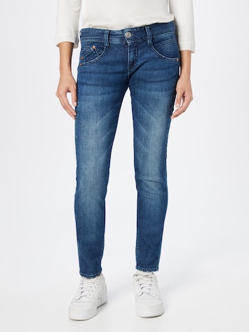 Herrlicher Slimfit Jeans 'Gila' i blå: framsida