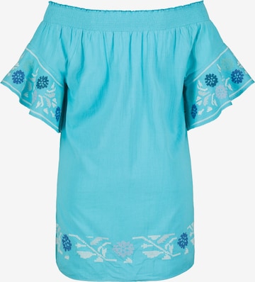 Ulla Popken Tunic '804170' in Blue