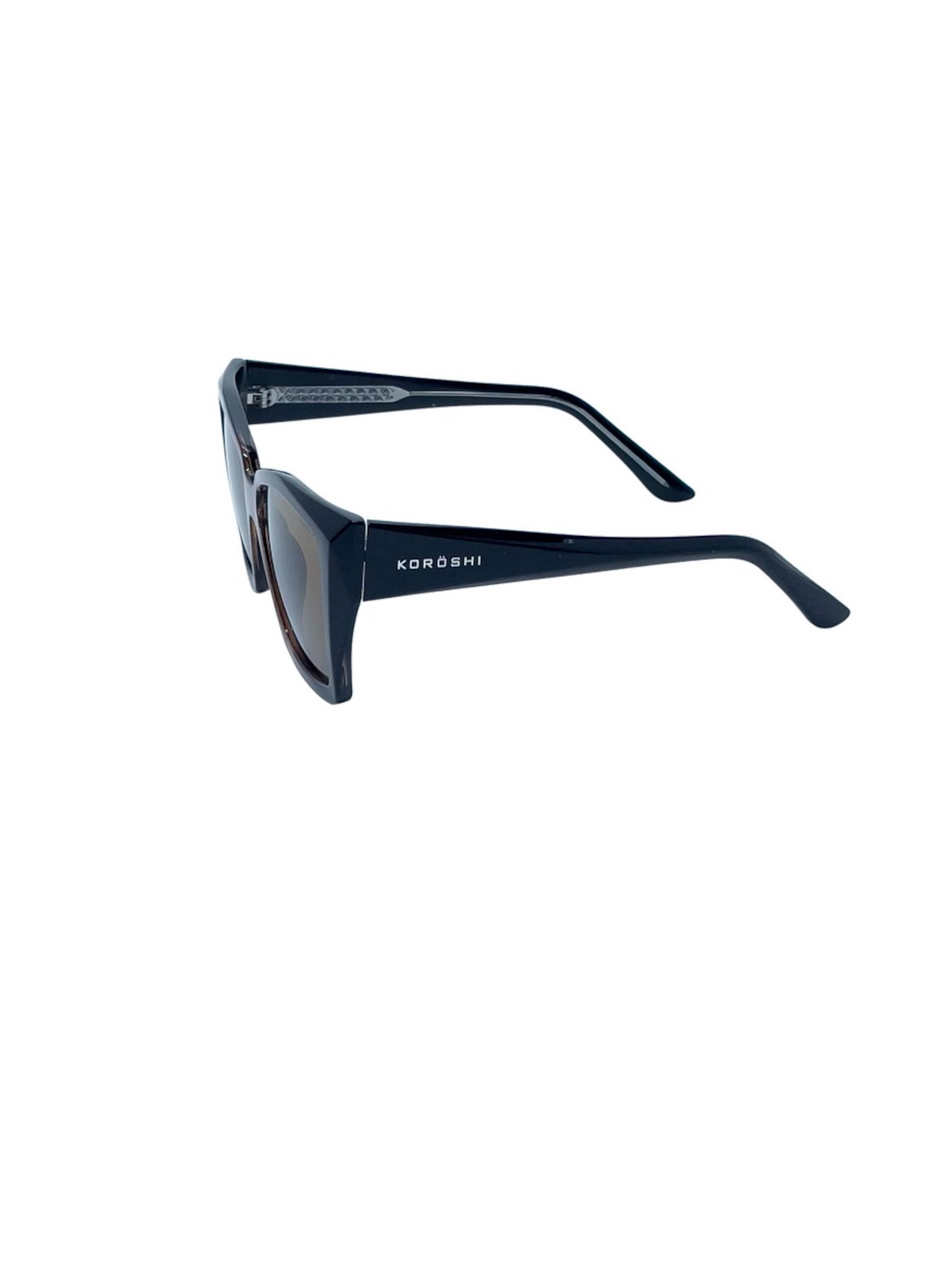 brūns KOROSHI Saulesbrilles