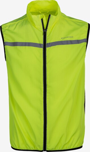 ENDURANCE Sportbodywarmer 'Sindry' in de kleur Neongeel / Grijs / Zwart, Productweergave