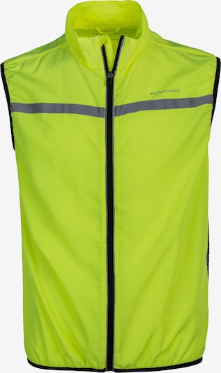 ENDURANCE Sportbodywarmer 'Sindry' in de kleur Neongeel / Grijs / Zwart, Productweergave