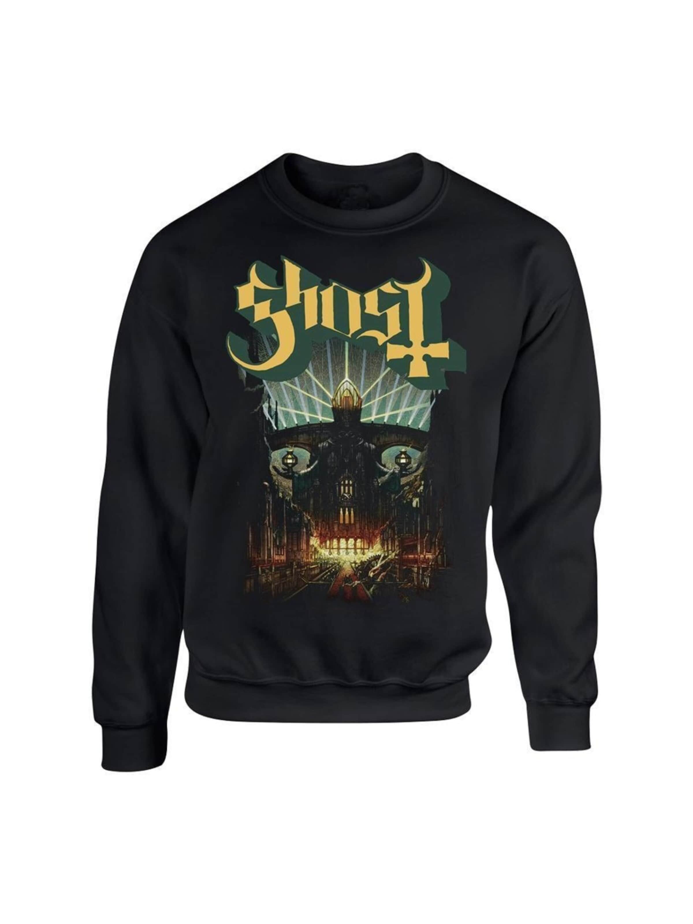 Ghost Sweatshirt 'Ghost Meliora  Sweatshirt Sweatshirt' in Black: front