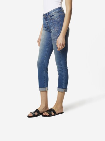 KOROSHI Slimfit Jeans i blå