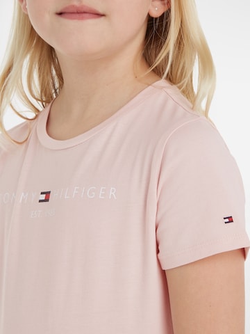 TOMMY HILFIGER Regular T-Shirt 'Essential' in Pink