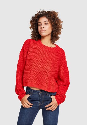 Pull-over Urban Classics en rouge : devant